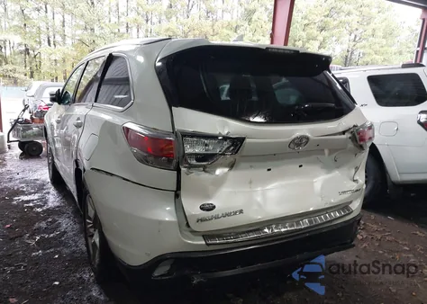 2014 Toyota Highlander Limited V6 z USA, uszkodzony, nr VIN 5TDDKRFH2ES053199